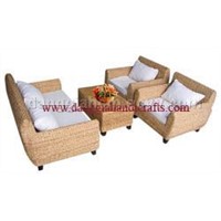 Water hyacinth sofa set