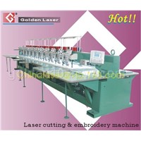 embroidery machine with lasers multi-head