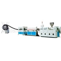 PE Carbon Spiral Reinforcing Pipe Production Line