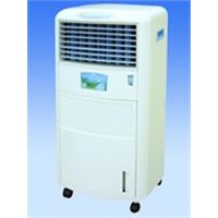 Portable evaporative air cooler