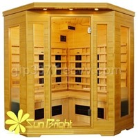 sunbright sauna(far infrared sauna room) pass CE certificate