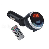 Unique Car MP3 Player FM Modulator with Perfect Blue Night Light (FM-190)
