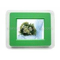 White Digital picture frames 3.5 Inch TFT Screen