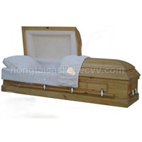 wood casket