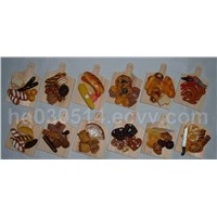 Polyresin fruit magnet with clip
