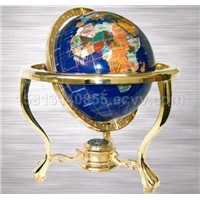 Sell Gemstone Globe, Home Decoration, World Gemstone,Gifts and Crafts