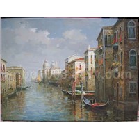 Oil Painting - Venice Building Impressionism