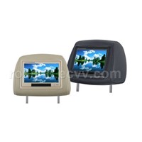 7-inch Headrest Car LCD Monitor with PAL/NTSC Color System, Available in Beige, Gray and B