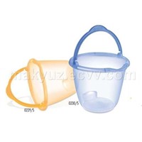 SWEET MODERN PAIL WITH PLASTIC HANDLE