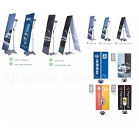 Y-banner stand