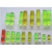 spirit level vial plastic cylindrical level vial