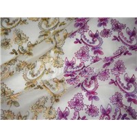 Chinese embroidery organza fabric