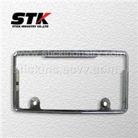 Zinc Die Casted Auto License Plate Frame