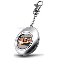 digital photo frame-1.1&amp;quot; with key chain/clock function