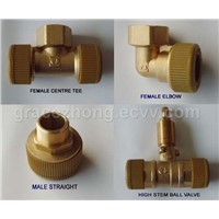 Push-Fit brass fitting