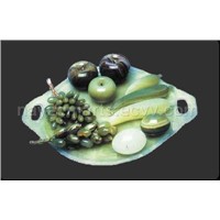 Marble Onyx Fruit  with Dish