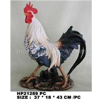 resin anmimal statue of cock