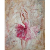 ballet handmade oil painting