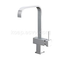 Square body kitchen mixer