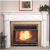 Hand Carved Home Decoration Fireplace