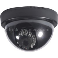 IR Dome Camera with Built-in LED and Minimum Illumination of 0Lux/F1.2