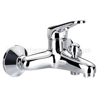 Single lever bath faucet
