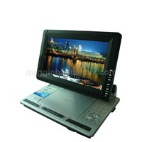 9 inch (16:9)portable dvd with tv