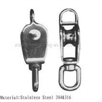 single swivel pulley with ring