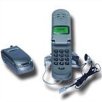 Mini mobile-shaped telephone