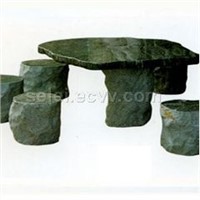 stone carving-bench
