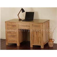 Oak Table with 1 Door and 6 Drawers(JO-8)
