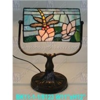 tiffany bank lamp