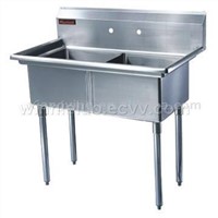 Two Compartments Stainless Steel Sink
