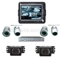 Car Rear View System with 4 Camera in Same Time (CV-500LB-4S)