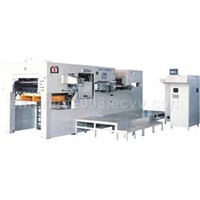 automatic fully hot stamping with die cutting machine