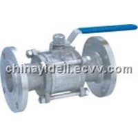 3PC Ball Valve with Flange