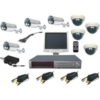 8Ch LCD DVR& Outdoor Camera Kit System