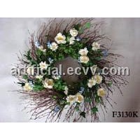 Artificial wreath ,artificial flower wreath,candle ring,Christmas wreath,floral wreath