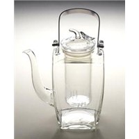 Glass Teapot with stainless steel atrainer