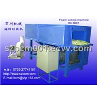 Quilted fabric waste and  foam cutting machine