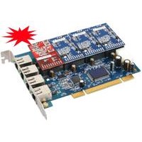 Asterisk card with 1 FXO+ 3 FXS module