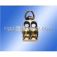 DOUBLE SWIVEL PULLEY,zinc diecast. zinc plated, Riggings