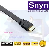 Flat Type HDMI Cable-All Black-1