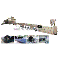 HDPE Large Diameter Hollow-wall Winding Pipe Extrusion Line