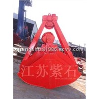 Motor hydraulic double scoops grab