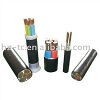 XLPE insulated PVC sheathed power cable