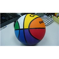 Size 5#, Multicolor Rubber Basketball, Price competitive