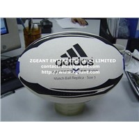 Rubber Hand sewn Rugby, high gripper.