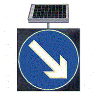 Solar traffic Sign