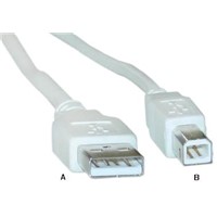 USB 2.0 Cable With One A-Type Connection And One B-Type